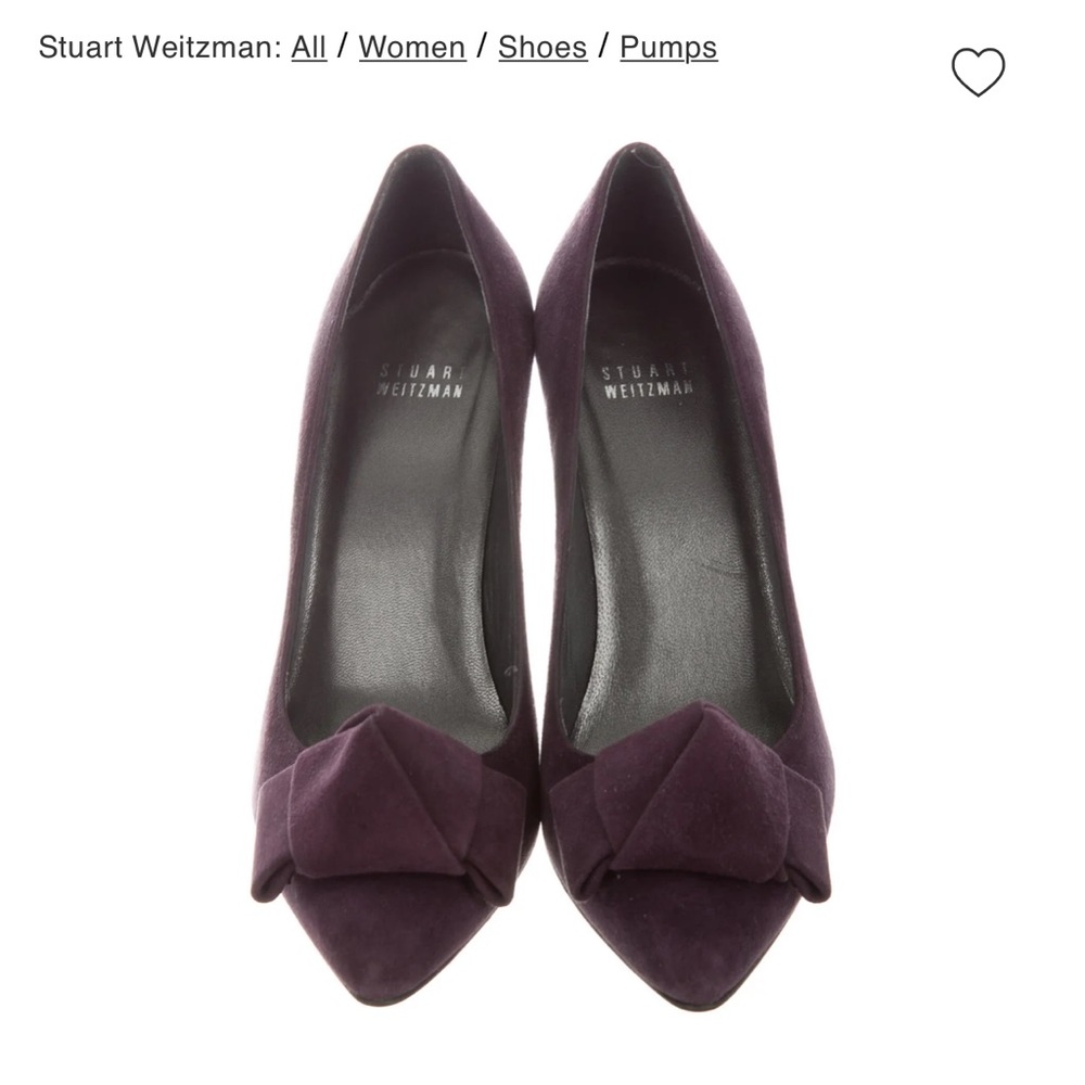 NIB Stuart Weitzman suede pumps